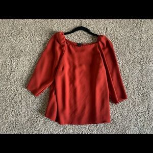 Ann Taylor Square Neck Top size XS